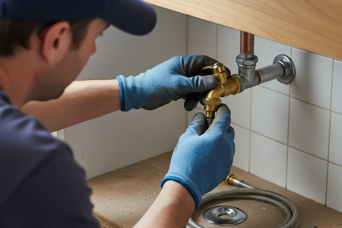 Shutoff valve and fitting work during Repiping in Lake Villa